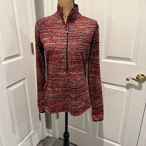 Nike Pro Dri-FIT Orange and Black Top. Size Large.